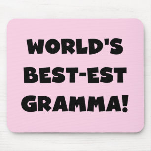 Alfombrilla De Ratón Negro o blanco del Mejor-est Gramma del mundo