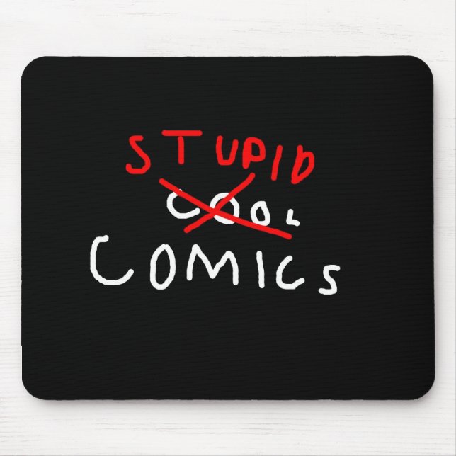 Alfombrilla De Ratón Negro plano Mousepad (Frente)