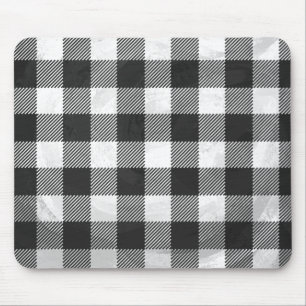 Alfombrilla De Ratón Negro Y Blanco De La Placa De Control