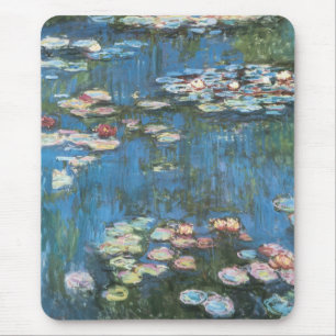 Alfombrilla De Ratón Nenúfares de Claude Monet, Impresionismo Vintage
