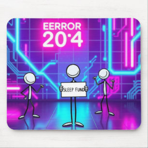 Alfombrilla De Ratón Neon Cybernetic Dreamscape