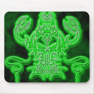 Alfombrilla De Ratón Neon Skull