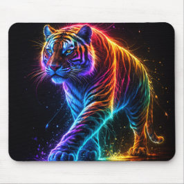 Alfombrilla De Ratón Neonfarbener Tiger