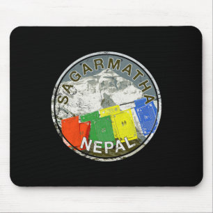 Alfombrilla De Ratón Nepal Monte Everest Sagarmatha Escalada de Montaña