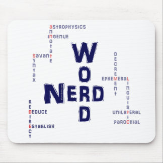 Alfombrilla De Ratón Nerd de palabras