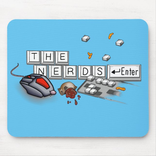 Alfombrilla De Ratón Nerds - PC Master Race Mouse Pad Flat (Frente)