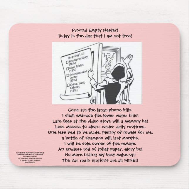 Alfombrilla De Ratón Nester vacío orgulloso Mousepad (Frente)