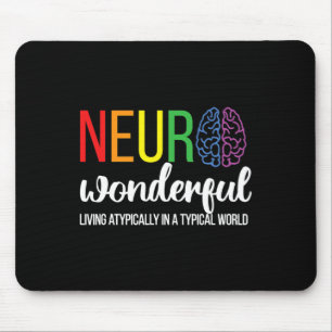 Alfombrilla De Ratón Neuro Maravilloso Neurodiversidad Autismo Neurodiv