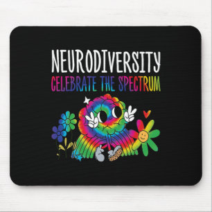 Alfombrilla De Ratón Neurodiversidad Autismo cerebral Conciencia Asd Ad