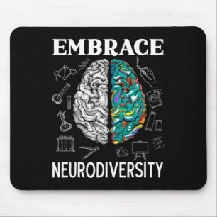 Alfombrilla De Ratón Neurodiversidad Sensibilización Adhd Salud Mental