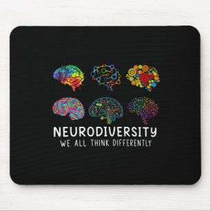 Alfombrilla De Ratón Neurodiversidad Todos Pensamos Diferentemente En A