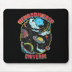 Alfombrilla De Ratón Neurodiverso Universo Neurodiversidad Abrazo Adhd