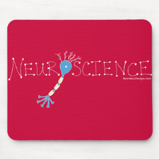 Alfombrilla De Ratón Neurología Mousepad - azul del white& en rojo