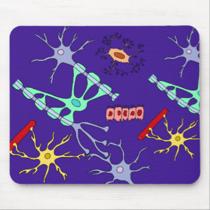 Alfombrilla De Ratón Neuronas y Glía