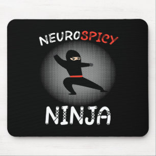 Alfombrilla De Ratón Neurospicy Ninja Autism Shirt Para Niños Neurodive
