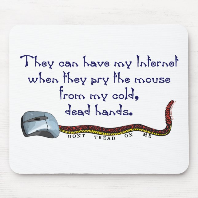 Alfombrilla De Ratón Neutralidad de la red - Pry my Mouse (Frente)