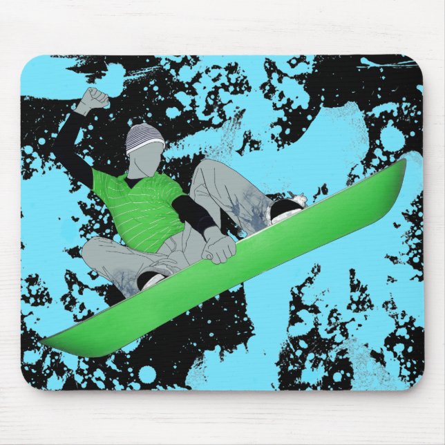 Alfombrilla De Ratón nevado (Frente)