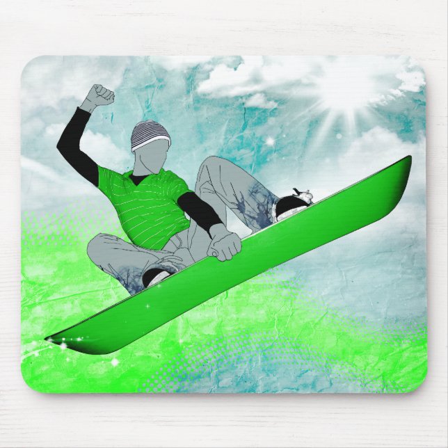 Alfombrilla De Ratón nevado (Frente)