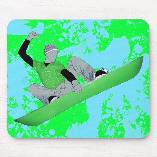 Alfombrilla De Ratón nevado (Frente)