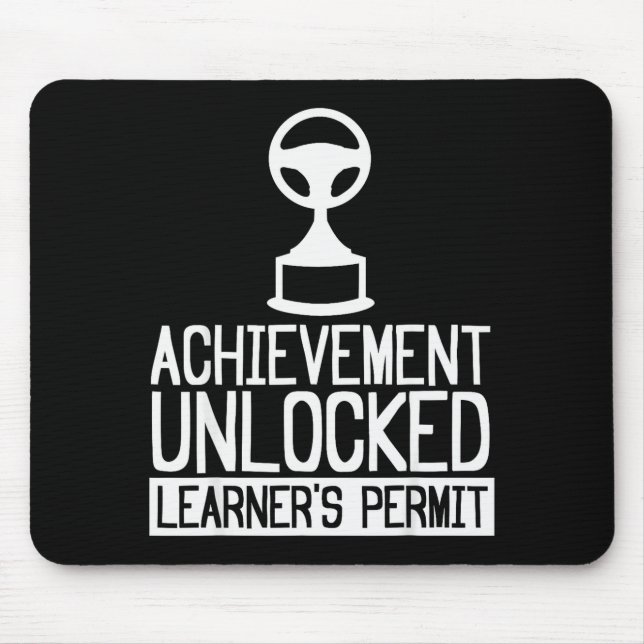 Alfombrilla De Ratón New Driver Learner Permit Driving School - Driver' (Frente)