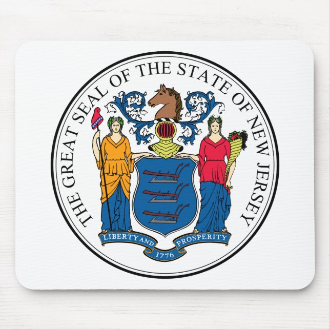 Alfombrilla De Ratón New Jersey, los E.E.U.U. (Frente)