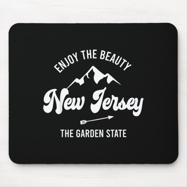 Alfombrilla De Ratón New Jersey - The Garden State - Enjoy The Beauty  (Frente)