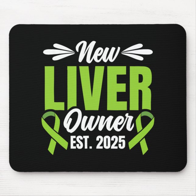 Alfombrilla De Ratón New Liver Owner Est. 2025 - Liver Transplant Recie (Frente)
