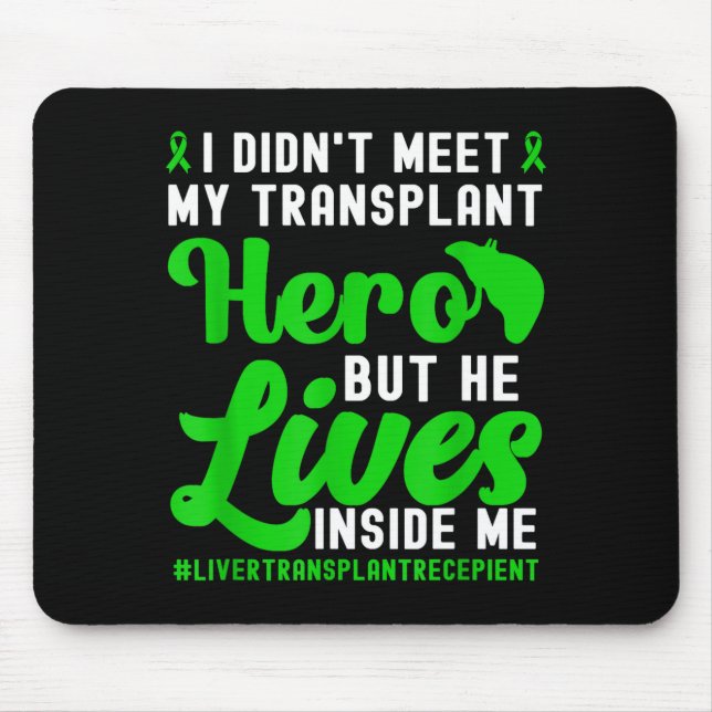 Alfombrilla De Ratón New Liver Owner Funny Liver Transplant Survivor  (Frente)