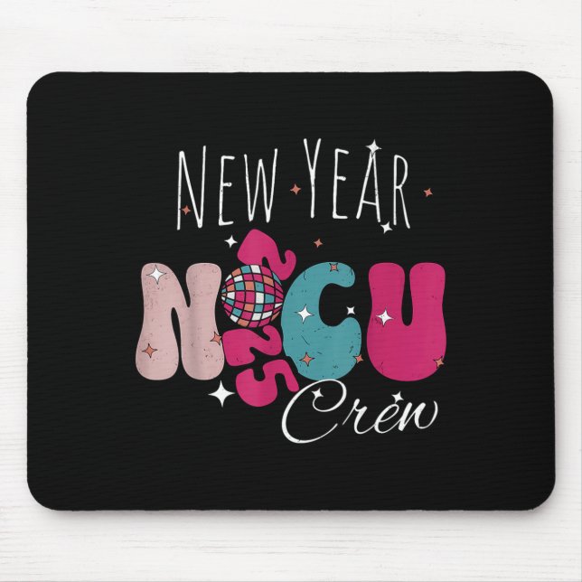 Alfombrilla De Ratón New Year Nicu Nurse Crew Celebration Uni-adults -  (Frente)