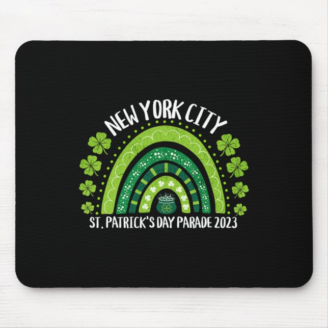 Alfombrilla De Ratón New York City St Patrick's Day Parade Matching Fam (Frente)