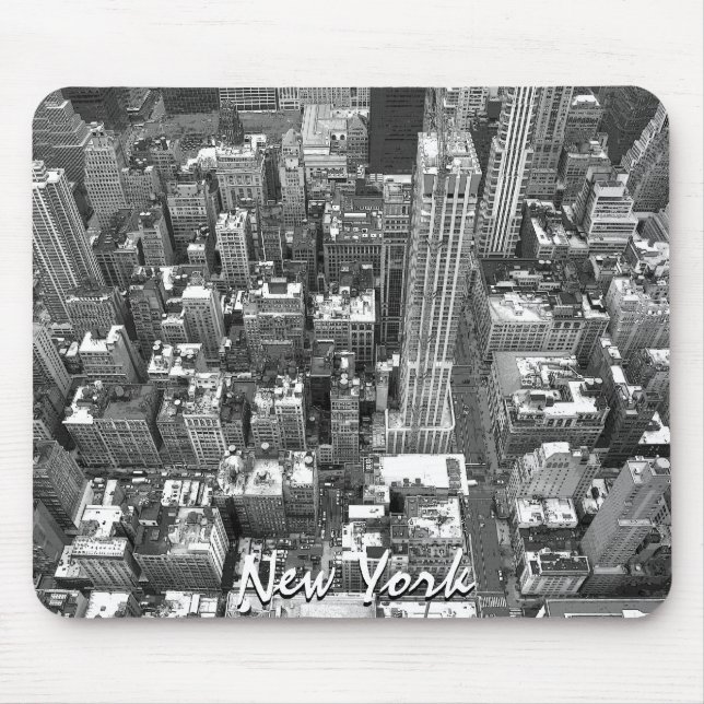 Alfombrilla De Ratón New York Mousepad Cityscape New York City Gifts (Frente)