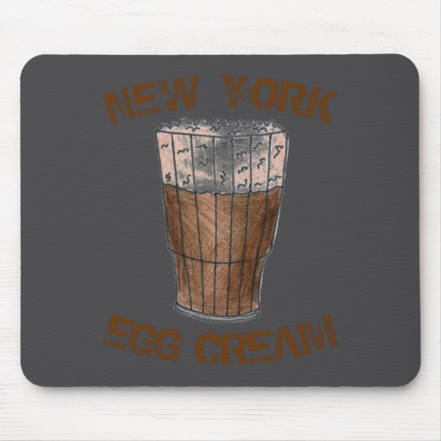 Alfombrilla De Ratón New York Nyc Clic Egg Cream Soda Fountain _1  (Frente)