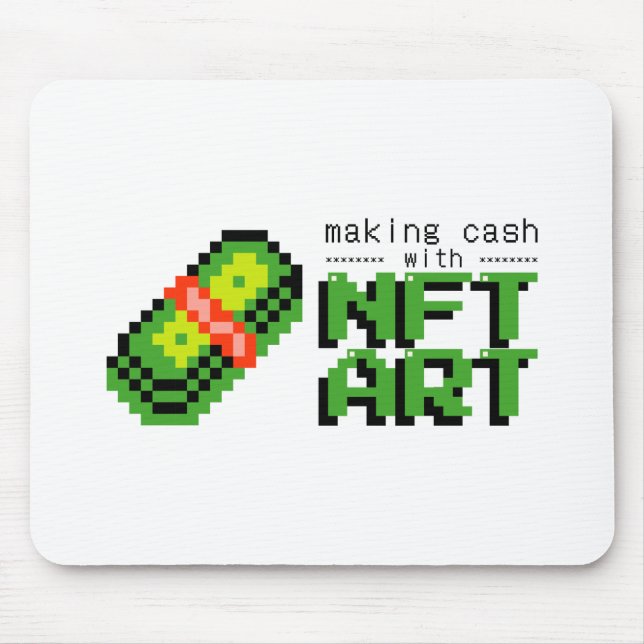 Alfombrilla De Ratón NFT Crypto art Bossica Mouse Pad (Frente)