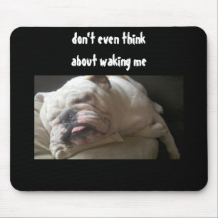 ALFOMBRILLA DE RATÓN NI SIQUIERA PIENSEN EN ÉL MOUSEPAD
