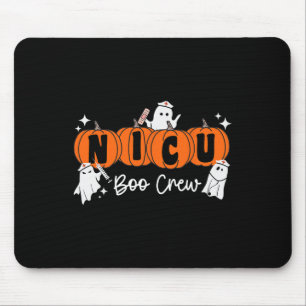 Alfombrilla De Ratón Nicu Boo Crew Ghost Calabaza Costume Nicu Nurse Ha