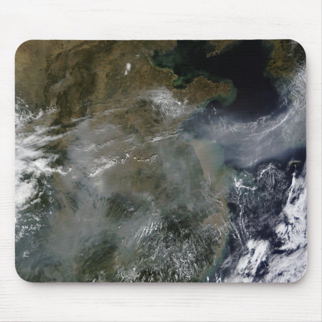 Alfombrilla De Ratón Niebla en la llanura del norte de China (Frente)