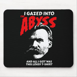 Alfombrilla De Ratón Nietzsche - Miré Hacia El Abismo Y Lo Conseguí