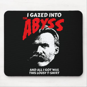 Alfombrilla De Ratón Nietzsche - Miré Hacia El Abismo Y Lo Conseguí