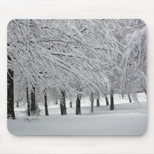 Alfombrilla De Ratón nieve (Frente)