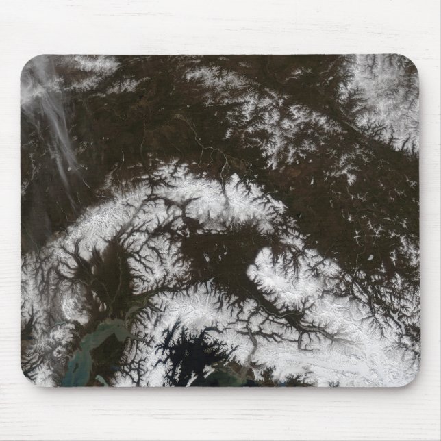 Alfombrilla De Ratón Nieve en el centro sur de Alaska (Frente)