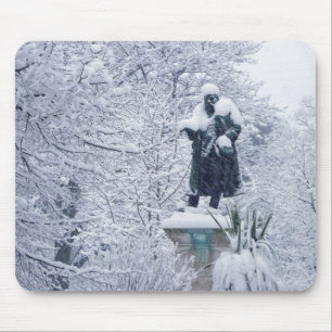 Alfombrilla De Ratón Nieve en el parque
