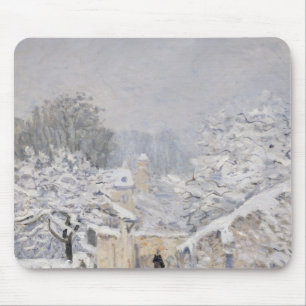 Alfombrilla De Ratón Nieve en Louveciennes, 1878