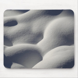Alfombrilla De Ratón Nieve espumosa, montones de sorbos, naturaleza abs