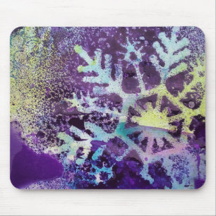 Alfombrilla De Ratón Nieve morada