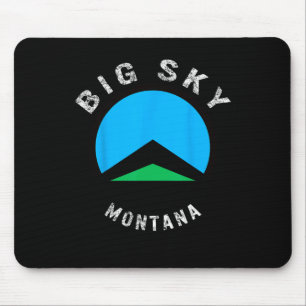 Alfombrilla De Ratón Nieve para esquiar en snowboard Ski Sky Montana