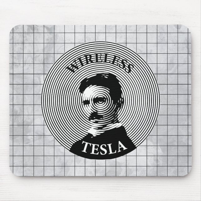 Alfombrilla De Ratón Nikola Tesla (Frente)