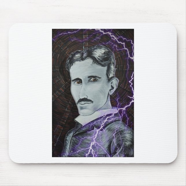 Alfombrilla De Ratón Nikola Tesla (Frente)
