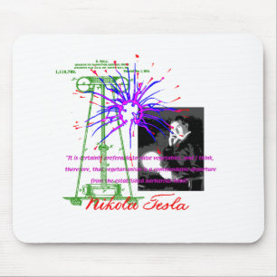 Alfombrilla De Ratón Nikola Tesla