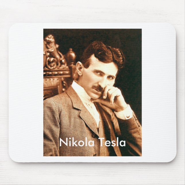 Alfombrilla De Ratón Nikola Tesla (Frente)