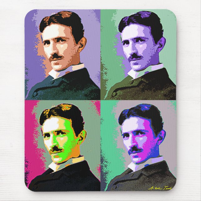 Alfombrilla De Ratón Nikola Tesla (Frente)